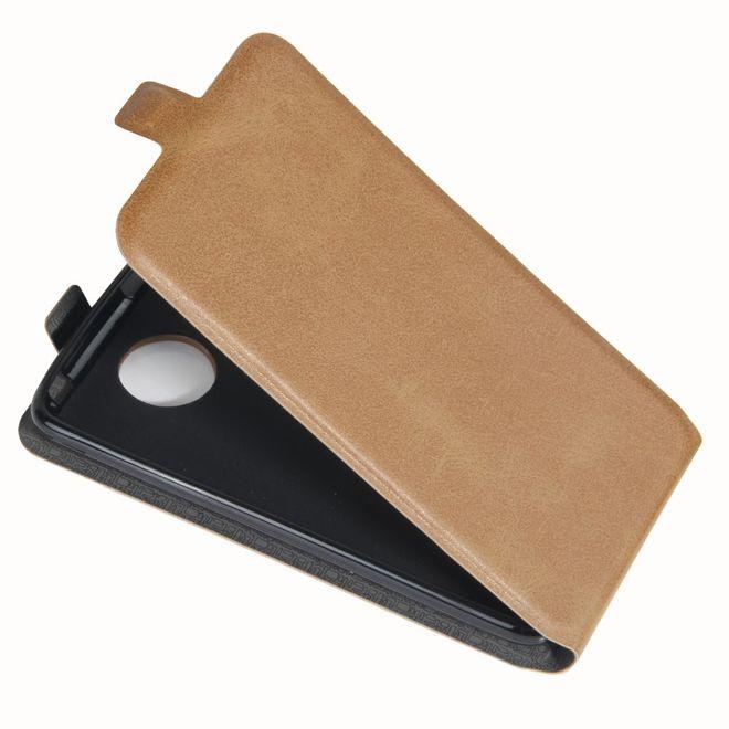 Produktbild MU Classic Leder Flipcase Hülle (Motorola Moto C Plus)