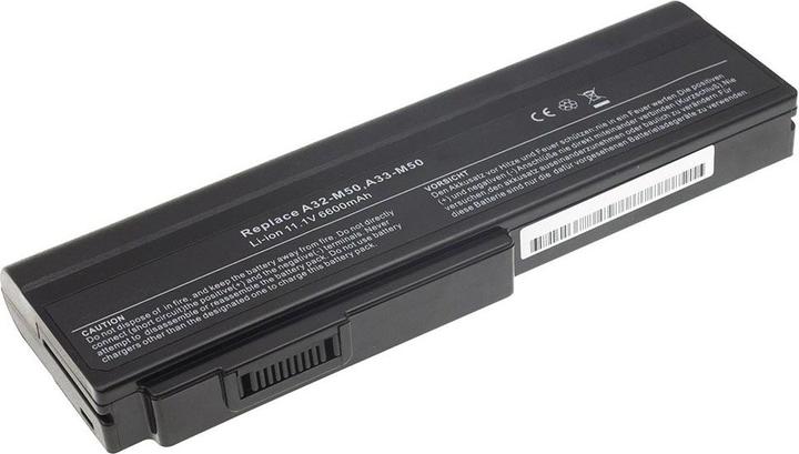 Actual product image GreenCell Laptop Battery for Asus A32-M50 A32-N61 N43 N53 G50 - 11.1V - 6600mAh (9 Cells, 6600 mAh)