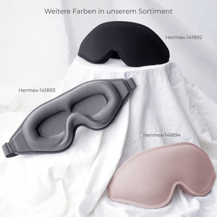 Immagine prodotto Hermex 3D Schlafmaske Augenmaske Schlafbrille Nachtmaske Maske (Maschera sonno)