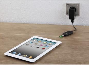 Produktbild Hama Basic Wi-Fi Data Reader - Netzwerkmedien-Streaming-Adapter - USB2.0 - 802,11b, 802,11g, 802,11
