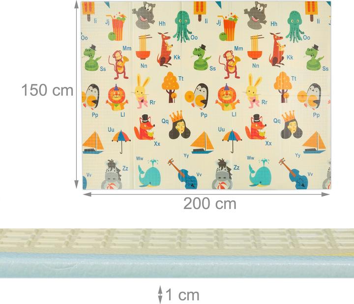 Immagine prodotto Relaxdays Tappeto gioco (200 x 150 x 1 cm)