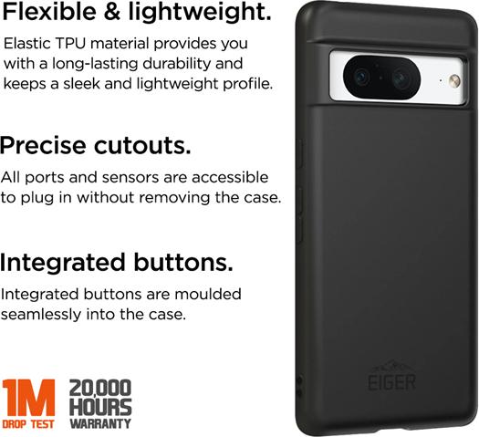 Actual product image Eiger Grip Case (Google Pixel 8)