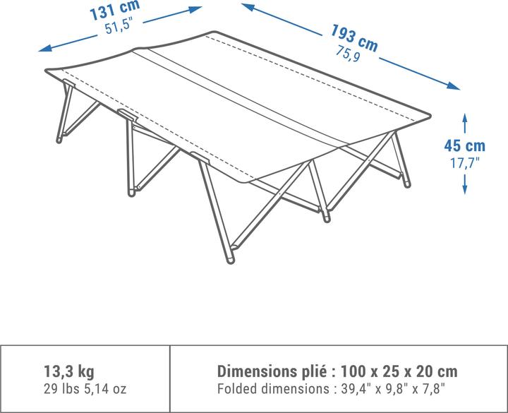 Immagine prodotto Quechua Double Campbed Second
