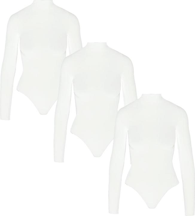 Immagine prodotto Maxte Basic MAX corpo con colletto in piedi Donna confezione da 3 pezzi (M)