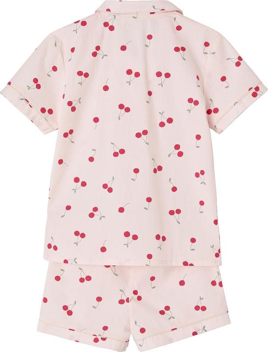 Vertbaudet Mädchen Schlafanzug aus Popeline CHERRY