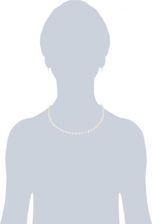 Immagine prodotto Rafaela Donata Catena da donna in argento sterling con perle a conchiglia 45,0 cm di base + 5,0 cm di estensione - (Argento, 45 - 50 cm)