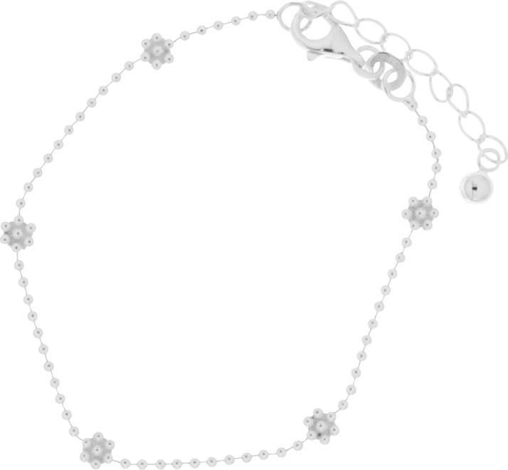 Leyda Armkette Blume (18 cm, Silber 925)