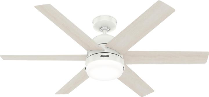 Image du produit Hunter Fans DC Deckenventilator Arete Weiss mit Licht & Fernbedienung (42.70 dB)