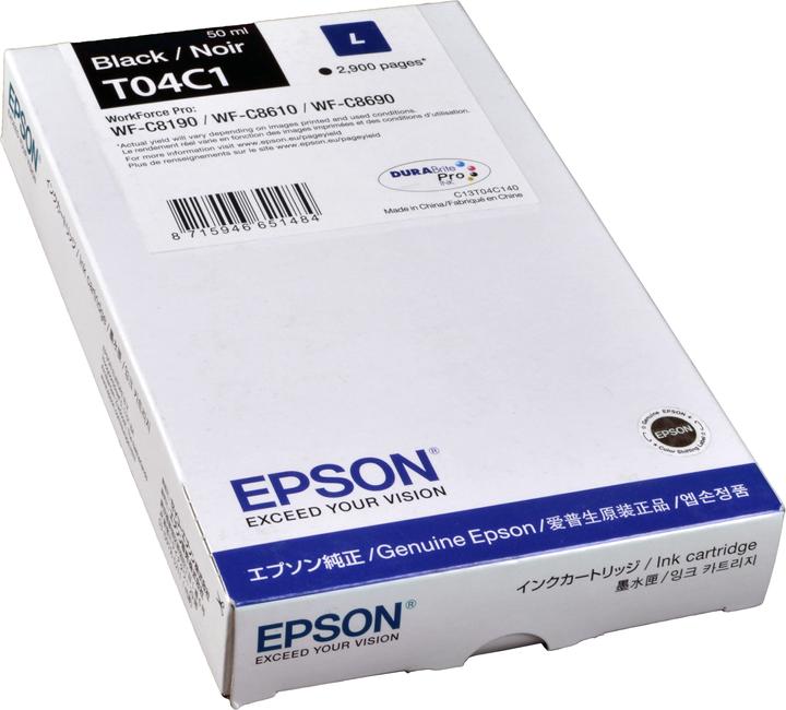 Actual product image Epson Ink Cartridge L Black T04c1 (FC)