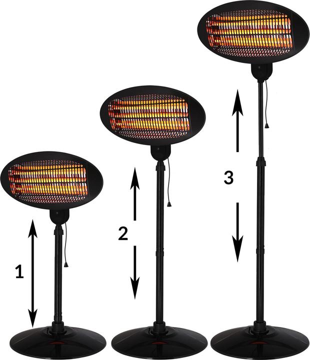 Actual product image Monzana Radiant heater (2000 W)