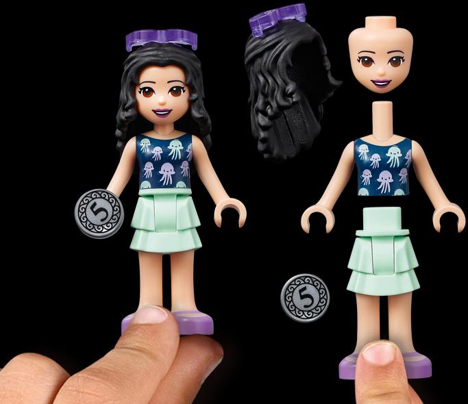 Actual product image LEGO Friends party boat from Heartlake City (41433, LEGO Friends)
