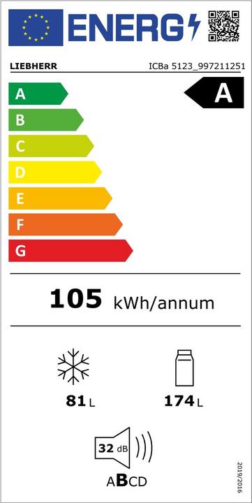 Energie-Label Liebherr ICBa 5123 Plus (255 l)