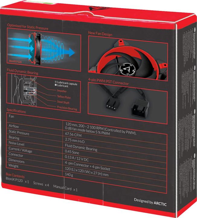 Actual product image Arctic BioniX P120 (120 mm, 1 x)