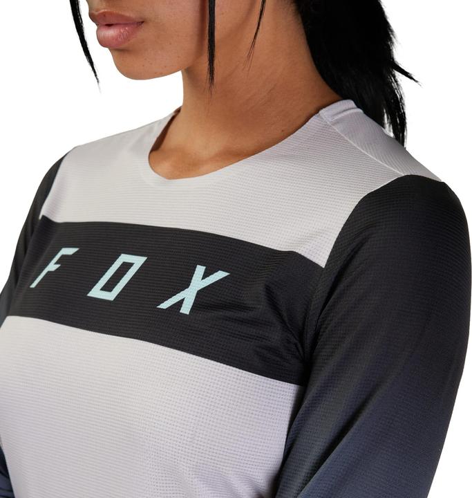 Image du produit Fox Jersey 23 W Flexair Ls Race Wht S (S)