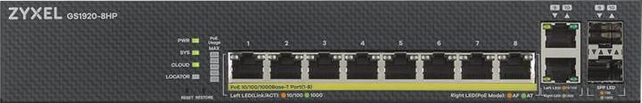 Productafbeelding Zyxel Nevel GS1920-8HPv2 (10 Havens)