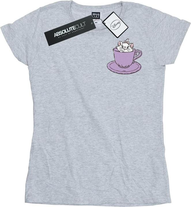 Disney Aristocats Marie In Cup Breast Print TShirt (XL)