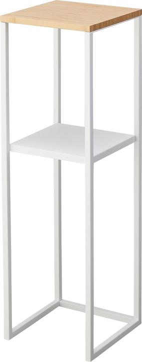 Yamazaki 2-tier shelf with wooden top TOWER