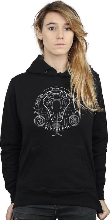 Immagine prodotto Slytherin Seal Felpa con Cappuccio Donna (L)