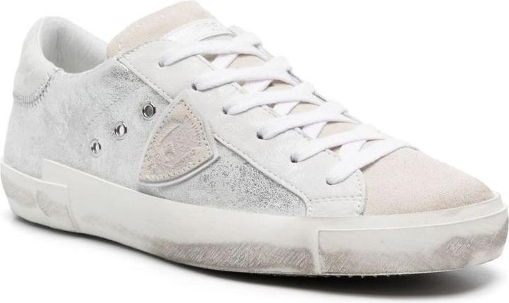 Immagine prodotto Philippe Model sneakers prsx low in laminated leather silver (40)