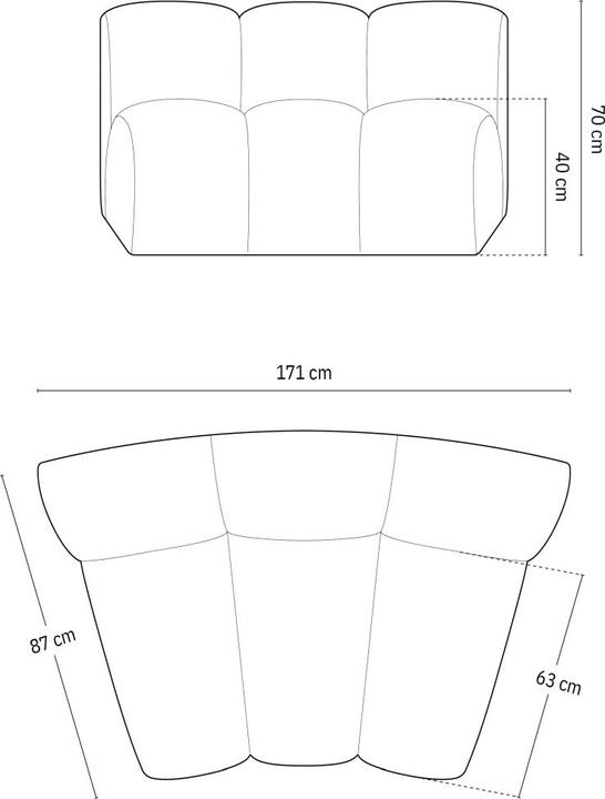 Produktbild Micadoni Lupine (1-Sitzer, Modular Sofa)