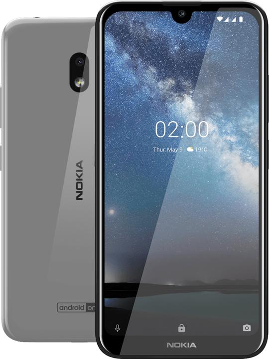 Produktbild Nokia 2.2 (16 GB, Grey, 5.70", Dual SIM, 13 Mpx, 4G)