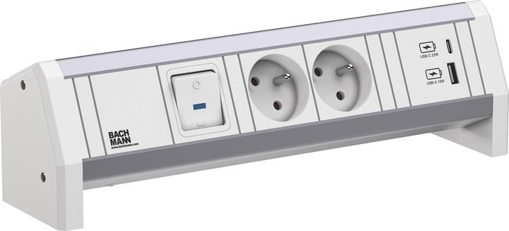 Actual product image Bachmann BACH socket strip (2 x, CEE 7/3, CEE 7/5, 0.30 m)