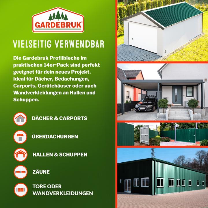 Image du produit Gardebruk 14x Tôles de bardage