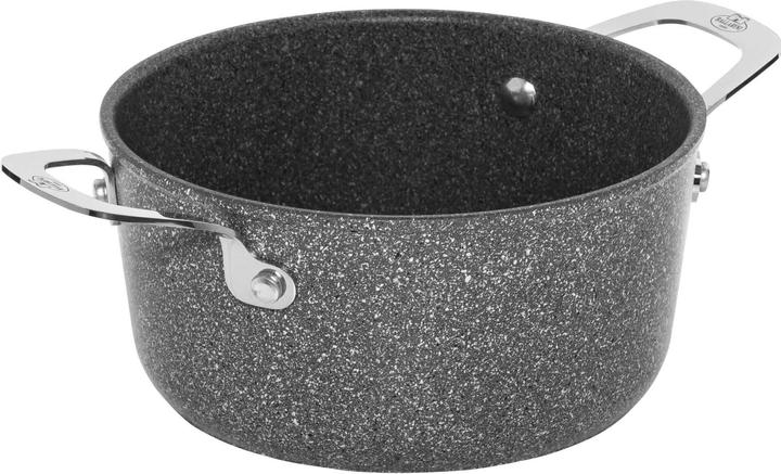 Actual product image Ballarini 75002-826-0 Saucepan 2 67 l Round Grey (20 cm, Pot, Aluminium)