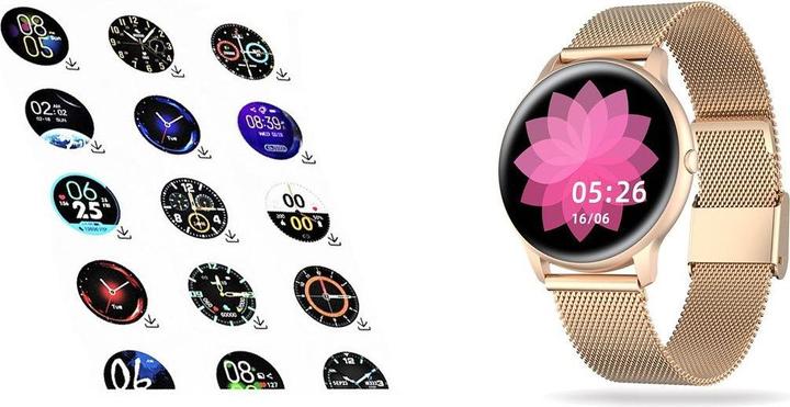 Actual product image Gino Rossi Smartwatch SW015-4 Różowe złoto (SW015-4) (45 mm)