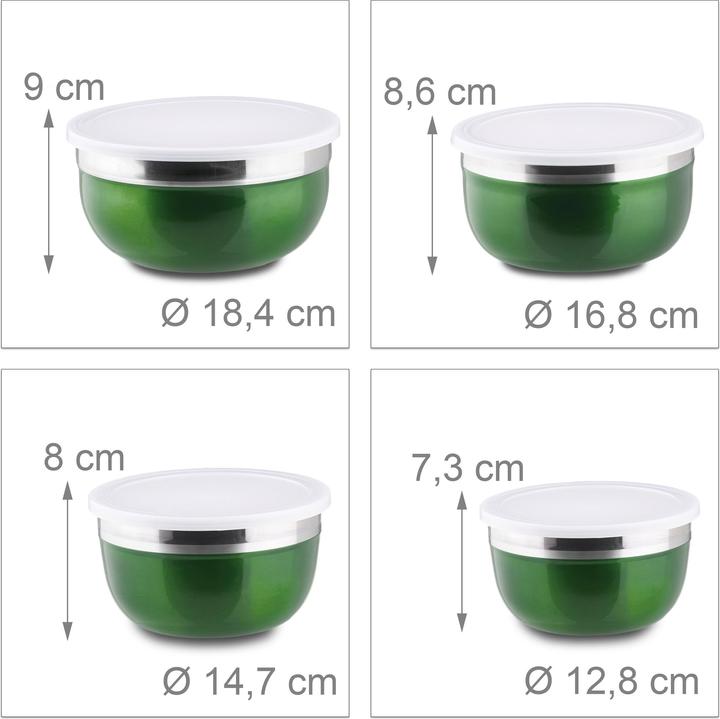 Actual product image Relaxdays Bowl set (18.40 cm, 1 x)