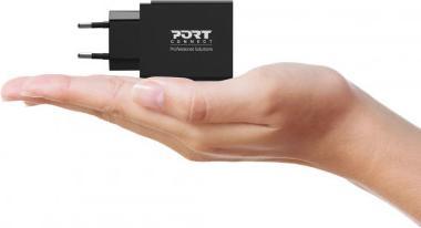Immagine prodotto Port Designs 900105-EU caricatore per dispositivi mobili Nero Indoor (45 W)