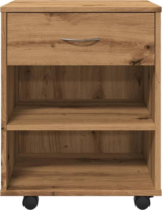 Immagine prodotto VidaXL Rollcontainer Rollschrank Bürocontainer Büroschrank Schrank Artisan-Eiche (46 x 36 x 59 cm)