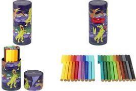Actual product image Faber-Castell Fibre pen case 20pcs Connector assorted. (Multicoloured, 20 x)