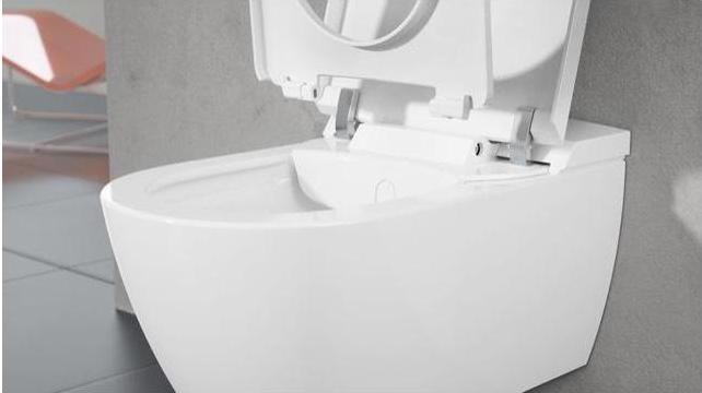Actual product image Villeroy & Boch Shower toilet complete system ViClean-l100 white with coating V0E100R1