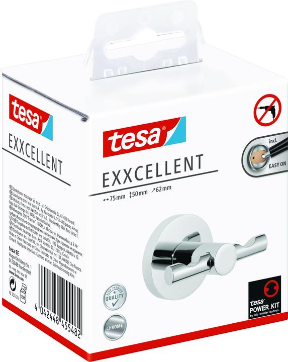 Immagine prodotto tesa Gancio per accappatoio EXXCELLENT con soluzione adesiva senza foratura