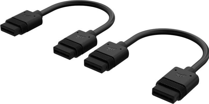 Immagine prodotto Corsair Cavo iCUE LINK, 2x 100 mm con connettori diritti, nero