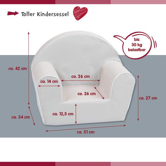 Produktbild Knorrtoys Kindersessel - "Cosy heart rose" (Kindersessel)
