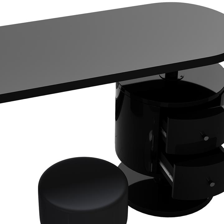 Produktbild Vicco Lara mit Hocker (50 x 50 x 76 cm)