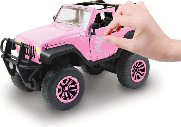 Actual product image Dickie RC Jeep Wrangler Pink