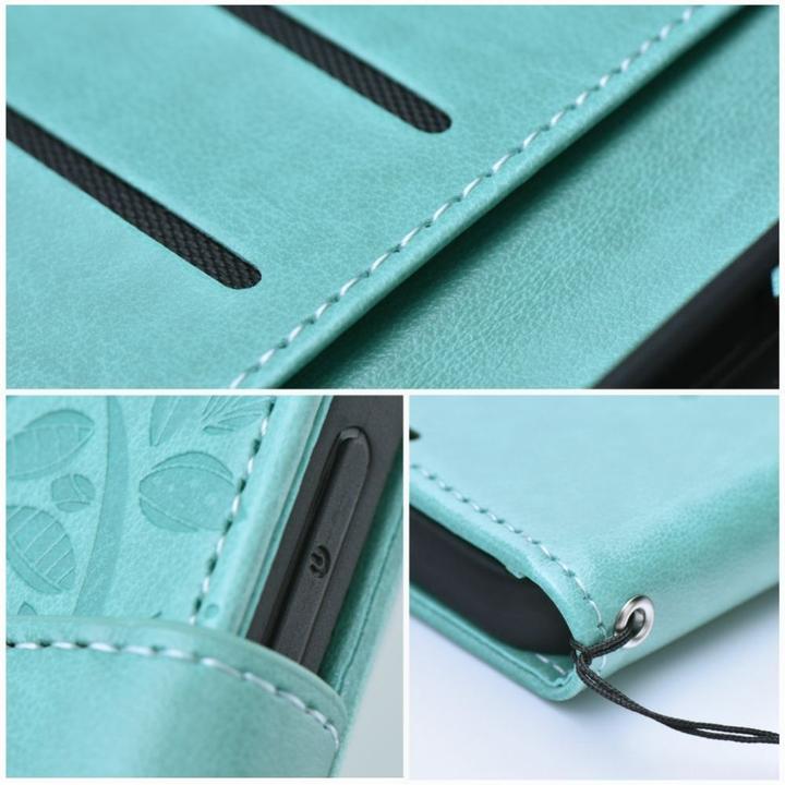 Image du produit Forcell Back panel cover OEM MEZZO Book case for SAMSUNG A32 LTE ( 4G ) tree green