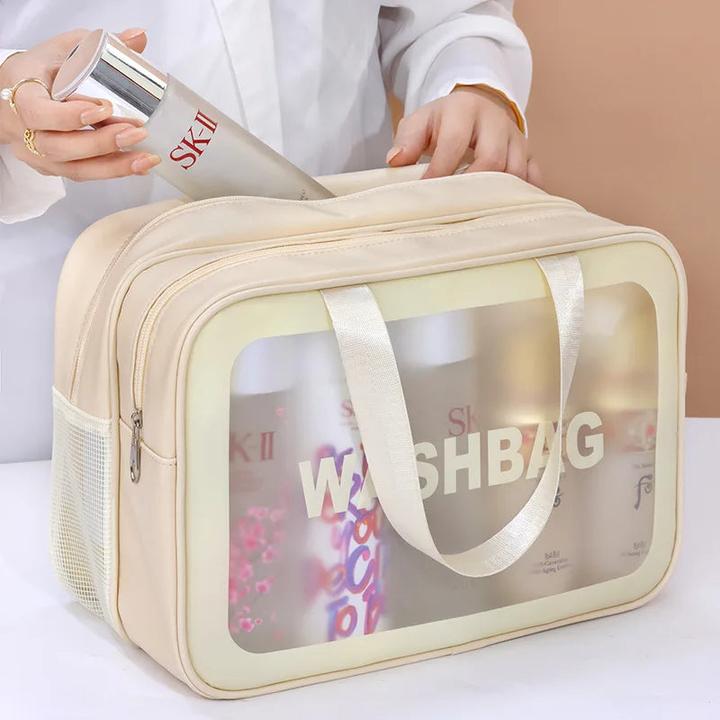 Actual product image Only-Bags.Store Wet-dry separator make-up bag portable toiletry bag travel essentials large capacity