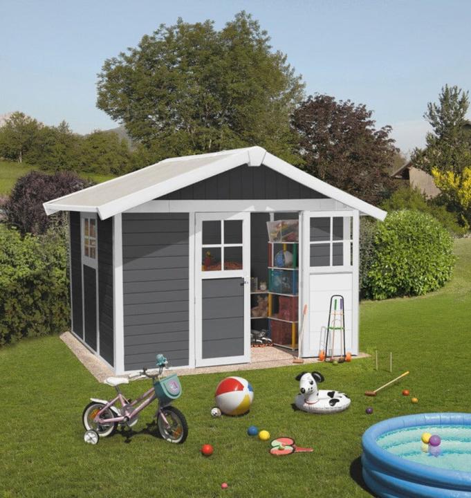 Produktbild Grosfillex Déco Gartenhaus 7,5m2 aus PVC (3,15x2,39m)