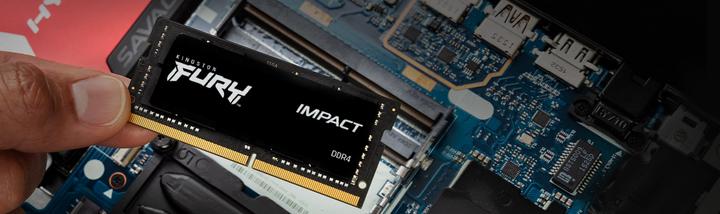 Produktbild Kingston FURY Impact (1 x 8GB, 3200 MHz, DDR4-RAM, SO-DIMM)
