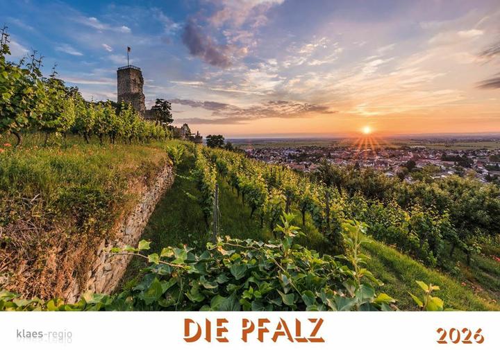 Actual product image Die Pfalz 2026 Bildkalender A4 quer, spiralgebunden (A4)