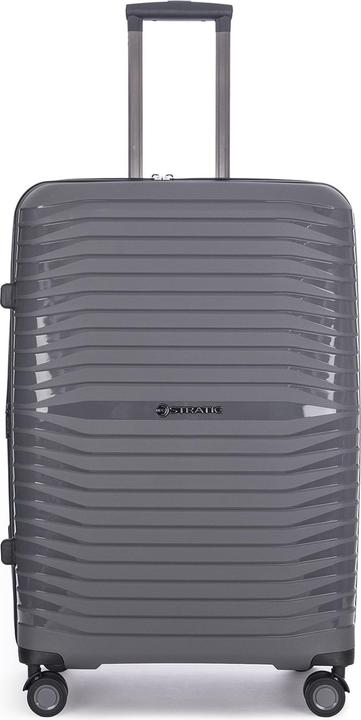 Stratic Bright+ 4 Rollen Trolley L 76 cm mit Dehnfalte (96 l, XL (ab 115l))