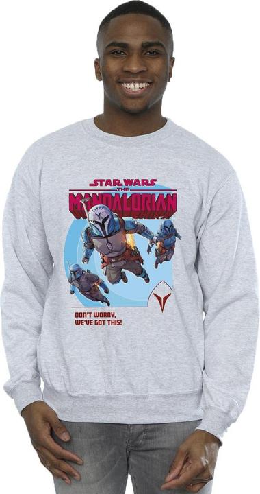 Actual product image Star Wars Mens The Mandalorian We've Got This Sweatshirt (4XL)