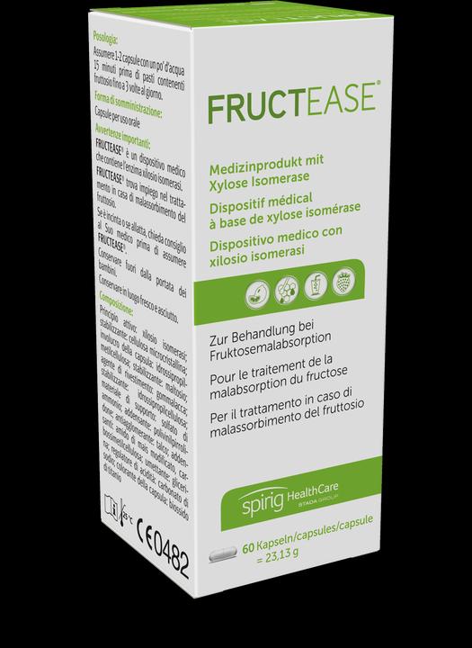 Produktbild Fructease Enzympräparat bei Fructose Intoleranz - 60 Kapseln (60 Stück, Kapseln, 39 g)