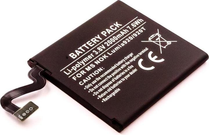 Produktbild AGI 37587 - Batterie/Akku - Schwarz - Lithium Polymer (LiPo) - 2000 mAh - 3,7 V - 63