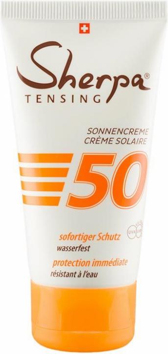 Actual product image Sherpa Tensing Sun cream (Suntan cream, SPF 50, 50 ml, 66 g)