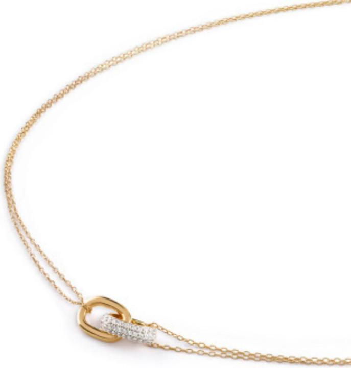 Image du produit Guess 16-18"NUANCE TWO LINKS NK Collier (Argent 925)